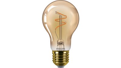LED Filamenttilamppu meripihka 25W A60 E27
