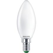 Ultra efficiente Lampadina a candela a filamento UltraEfficient satinata 40 W B35 E14