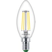 Ultra efficiente Lampadina a candela a filamento UltraEfficient trasparente 40 W B35 E14