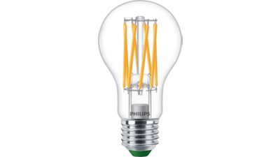 Ultraeficiente Lâmpada de filamento transparente 75 W A60 E27