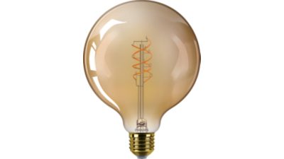 LED Filament-Lampe Bernstein 60 W G125 E27