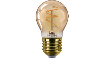 LED Filament Tropfenform Amber 15 W P45 E27
