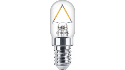 LED Filament-Lampe, transparent 15W T20 E14