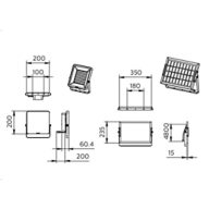 Dimension Drawing (without table) - BVP085 LED09/840