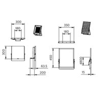 Dimension Drawing (without table) - BVP085 LED28/840