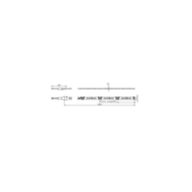 Dimension Drawing (without table) - LS170S LED8 S 840 IP20 L5000 G2