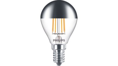 Led Filamentkaarslamp spiegelkroon 35W P45 E14