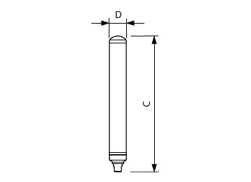 Dimension Drawing (with table) - MAS LED SOX M 5Klm 36W 840 B22 FR