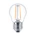 LED Filament-Kerzenlampe, P45 E27, transparent, 25 W