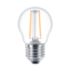 LED Ampoule flamme transparente à filament 25W P45 E27