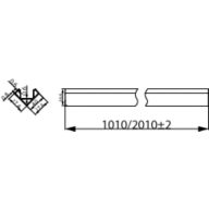 Dimension Drawing (without table) - V profile 2M accessory kit 30pcs