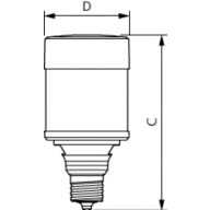  Exclusionary Mogul Screw Corncob Clear
