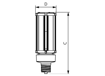 Dimension Drawing (with table) - 63CC/LED/3CCT/LS EX39 G3 BB 3/1
