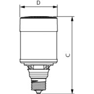 Dimension Drawing (with table) - 145CC/LED/3CCT/LS EX39 BB 3/1