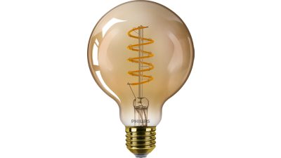 LED Lámpara de filamento ámbar de 25W G93 E27