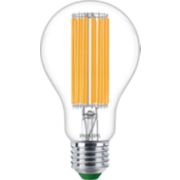 Ultraeficiente L&acirc;mpada filamento transparente 100 W A70 E27