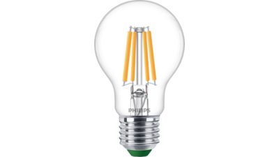 Īpaša efektivitāte 3 gab. 40 W bezkrāsas kvēlspuldzes A60 E27
