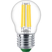 Ultraeficiente Vela de filamento transparente 40&nbsp;W P45 E27