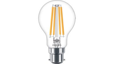 Haute efficacité Ampoule à filament transparente 60W A60 B22