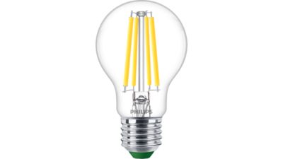 Изключителна ефективност Прозрачна крушка с нажежаема жичка 60 W A60 E27