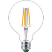Ultra Efficient Filament Bulb Clear 60W G95 E27