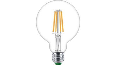 Ultra Efficient Bec cu filament transparent 60 W G95 E27