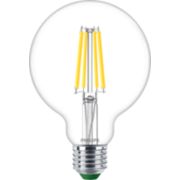 Ultra Efficient Filament Bulb Clear 60W G95 E27