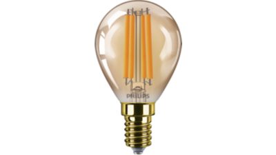 LED Ampoule ambre à filament 40 W P45 E14