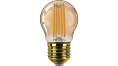 Led Filamentlamp amber 40W P45 E27
