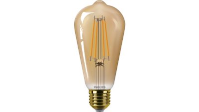 LED Filament-Lampe Bernstein 40W ST64 E27