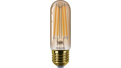 LED Кехлибарена крушка с нажежаема жичка 40 W T32 E27