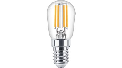 LED Glødemignon, klar, 12 W, S26, E14