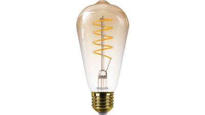 LED Ampoule ambrée à filament Gradient 25 W ST19 E27