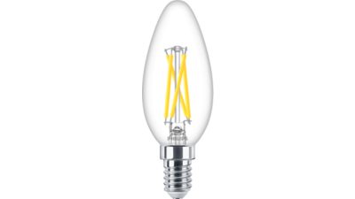 LED Filament kertepære, klar 25 W B35 E14
