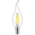 LED Filament Candle Clear 25 W BA35 E14