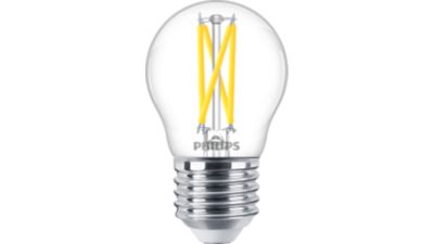 LED Filament-Kerzenlampe, P45 E27, transparent, 25 W