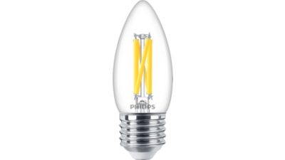 LED Filament Candle Clear 40W B35 E27