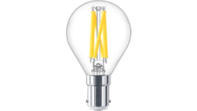 LED Filament Candle Clear 40W P45 B15