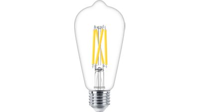 LED Filament Bulb Clear 60W ST64 E27