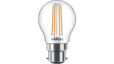 LED Filament Candle Clear 40W P45 B22