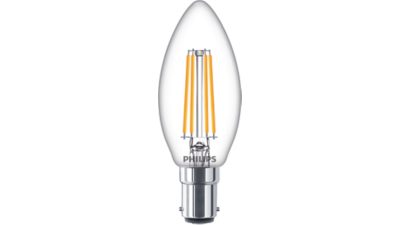 LED Filament Candle Clear 40W B35 B15