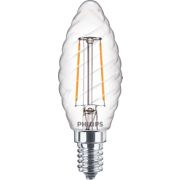 LED Lampadina candela trasparente a filamento 25 W ST35 E14