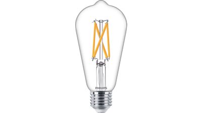 LED Filament Bulb Clear 60W ST64 E27