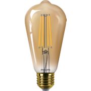 LED Bombilla de filamento &aacute;mbar 40&nbsp;W ST64 E27 x2