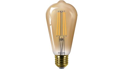 LED Lemputė geltona, 50 W ST64 E27