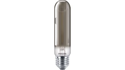 LED Žiarovka v tradičnom štýle, dymová, 11 W, T32, E27