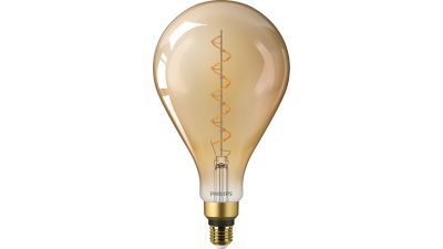 Led Filamentlamp amber 28W A160 E27