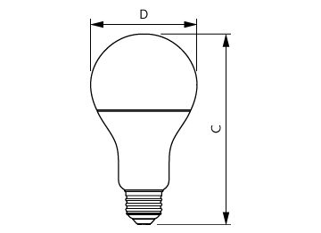 Single Contact Medium Screw A 21mm Frosted