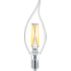 LED Filament Candle Clear 40W BA11 E12 x3