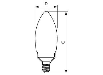 Dimension Drawing (with table) - 5B11/PER/CRI95WG/FR/G/E12/WGD 1CT T20